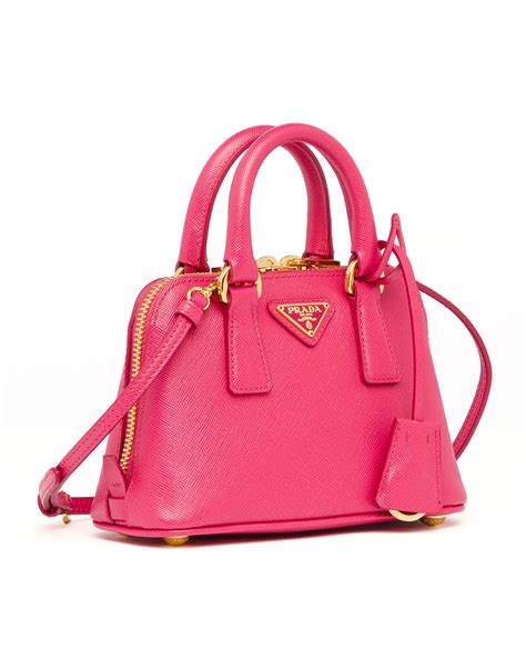 small pink Prada purse